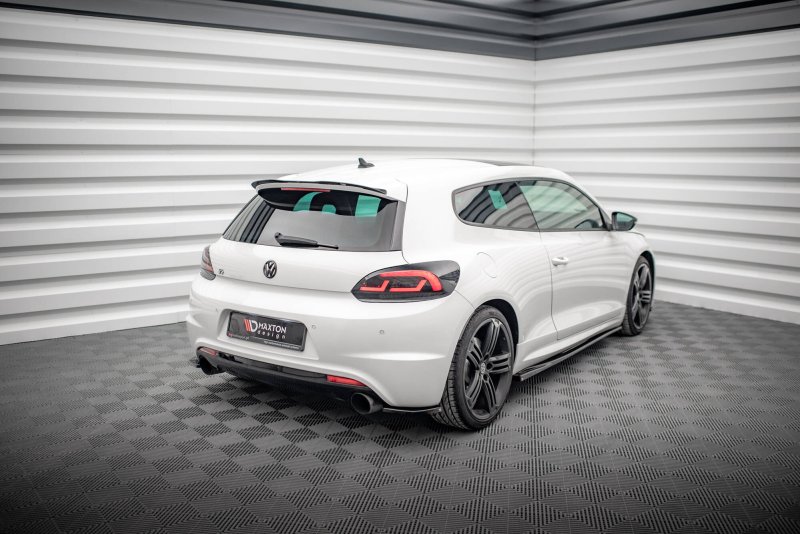 Maxton Heck Ansatz Flaps Diffusor V.2 VW Scirocco R Mk3 schwarz Hochglanz VW-SC-3-R-RSD2-G