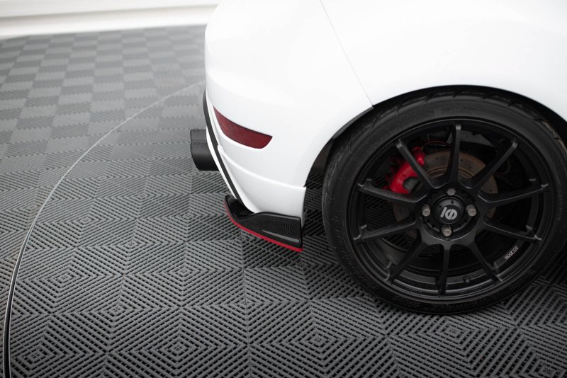Maxton Heck Ansatz Flaps Diffusor V.2 Ford Fiesta ST Mk7 Facelift schwarz Hochglanz FO-FI-7F-ST-RSD2-G