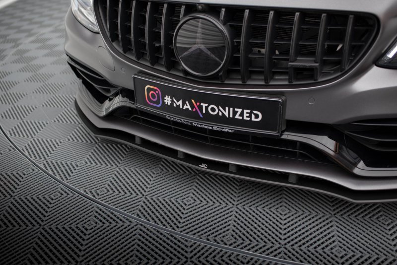 Maxton Street Pro Front Ansatz Mercedes-AMG C63 Limousine / Kombi W205 Facelift MEC205F63CNC-FD1B