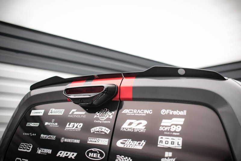 Maxton Spoiler CAP für Peugeot Partner Mk3 schwarz Hochglanz PE-PA-3-CAP1-G