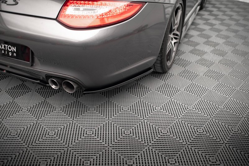 Maxton Heck Ansatz Flaps Diffusor für Porsche 911 Carrera / Carrera GTS 997 Facelift schwarz Hochglanz PO-911-997F-CA-S-RSD1-G