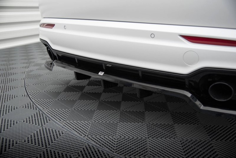 Maxton Mittlerer Cup Diffusor Heck Ansatz Maserati Grecale GT / Modena Mk1 schwarz Hochglanz MS-GR-1-RD1G+RD2-G