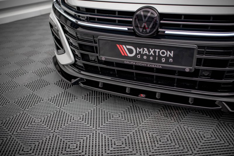 Maxton Front Ansatz V.2 für Volkswagen Arteon R schwarz Hochglanz VW-AR-1F-R-FD2-G