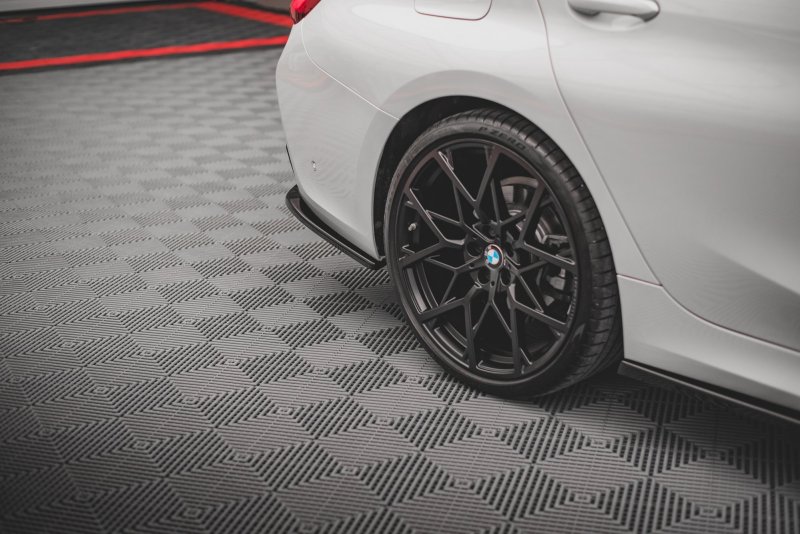 Maxton Heck Ansatz Flaps Diffusor für BMW 3er G20 / G21 schwarz Hochglanz BM-3-20-RSD1-G