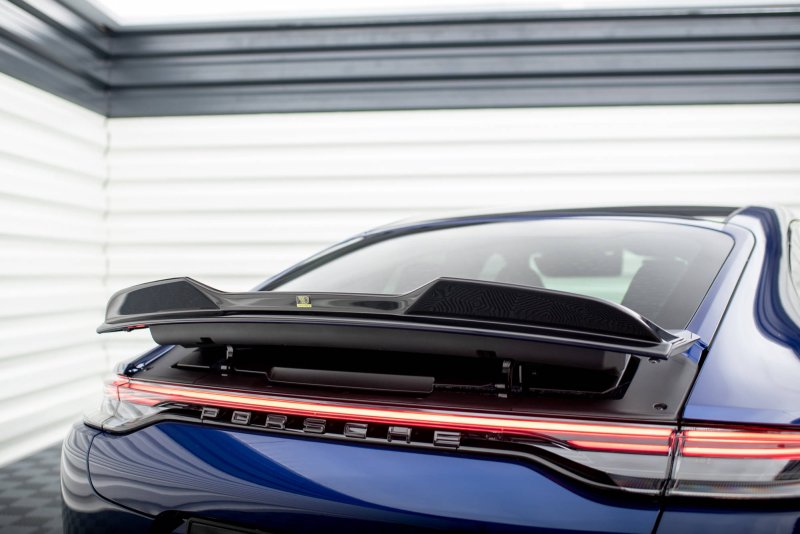 Maxton Spoiler CAP für 3D Porsche Panamera E-Hybrid 971 Facelift schwarz Hochglanz PO-PA-971F-H-CAP1-G