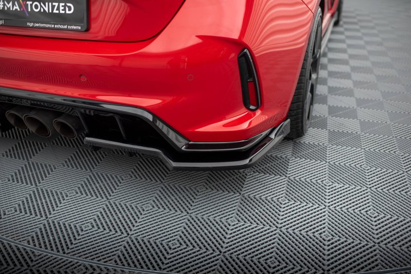 Maxton Mittlerer Diffusor Heck Ansatz DTM Look für V.2 Honda Civic Type-R Mk 11 schwarz Hochglanz HO-CI-11-TYPE-R-RSD2G+RD1-G
