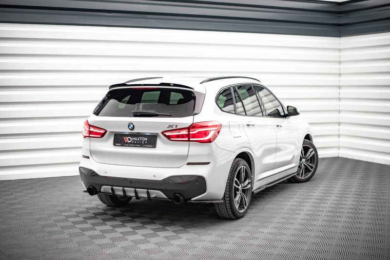 Maxton Seitenschweller Ansatz für BMW X1 M-Paket F48 schwarz Hochglanz BM-X1-48-MPACK-SD1-G