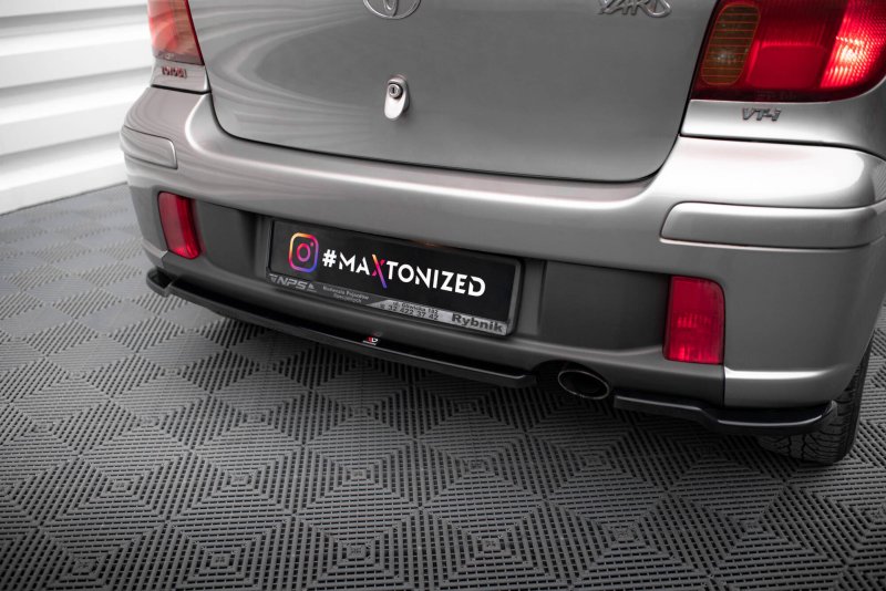 Maxton Heck Ansatz Flaps Diffusor Toyota Yaris T-Sport Mk1 Facelift schwarz Hochglanz TO-YA-1F-TS-RSD1-G