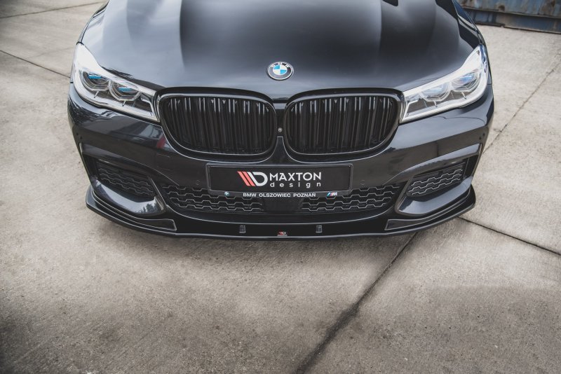 Maxton Front Ansatz V.2 für BMW 7 M-Paket G11 schwarz Hochglanz BM-7-11-MPACK-FD2-G