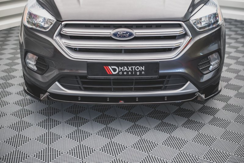 Maxton Front Ansatz für Ford Escape Mk3 schwarz Hochglanz FO-ES-3-FD1-G
