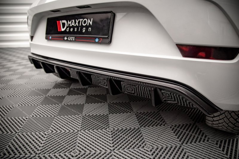 Maxton Diffusor Heck Ansatz für Volkswagen Up GTI schwarz Hochglanz VW-UP-1-GTI-RS1-G