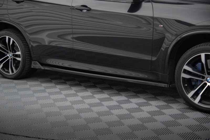 Maxton Seitenschweller Ansatz V.2 BMW X5 M-Paket F15 schwarz Hochglanz BM-X5-15-M-SD2-G