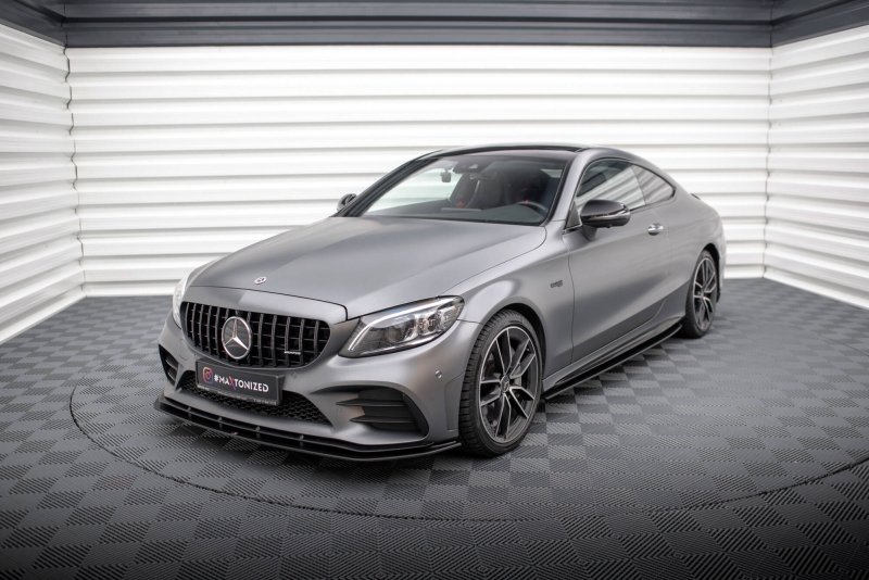 Maxton Street Pro Seitenschweller Ansatz Mercedes-AMG C43 Coupe / Cabrio C205 Facelift / A205 Facelift MEC205F43CCNC-SD1BRB