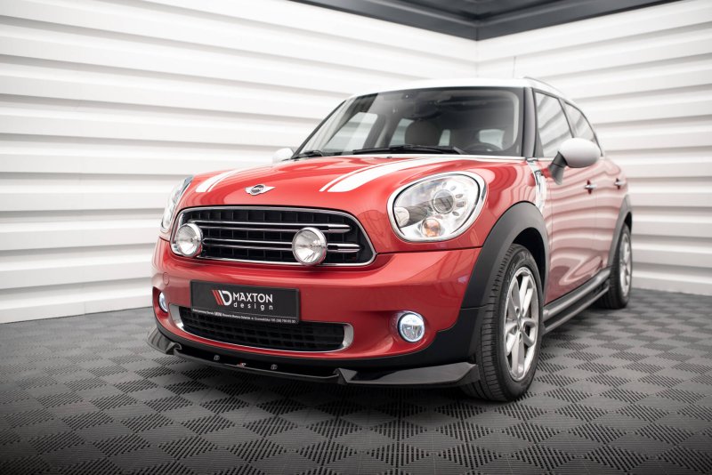 Maxton Front Ansatz Mini Cooper Countryman R60 Facelift schwarz Hochglanz MC-CO-1-FD1-G
