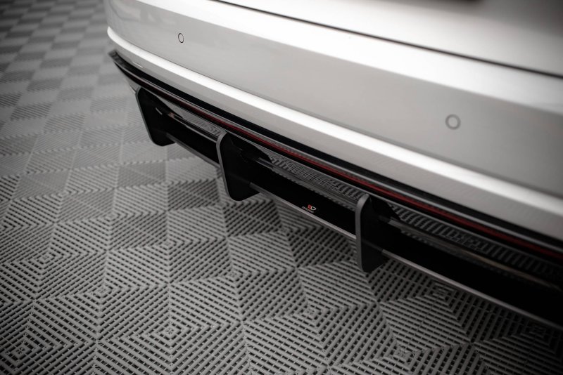 Maxton Street Pro Heckschürze für Volkswagen Touareg R-Line Mk3 VWTO3RLINECNC-RS1B+BRBI