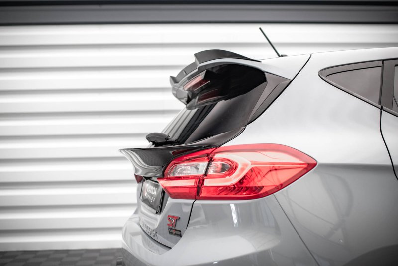 Maxton Heckscheiben Spoiler für Ford Fiesta Standard/ ST-Line/ ST schwarz Hochglanz FO-FI-8-H1-G