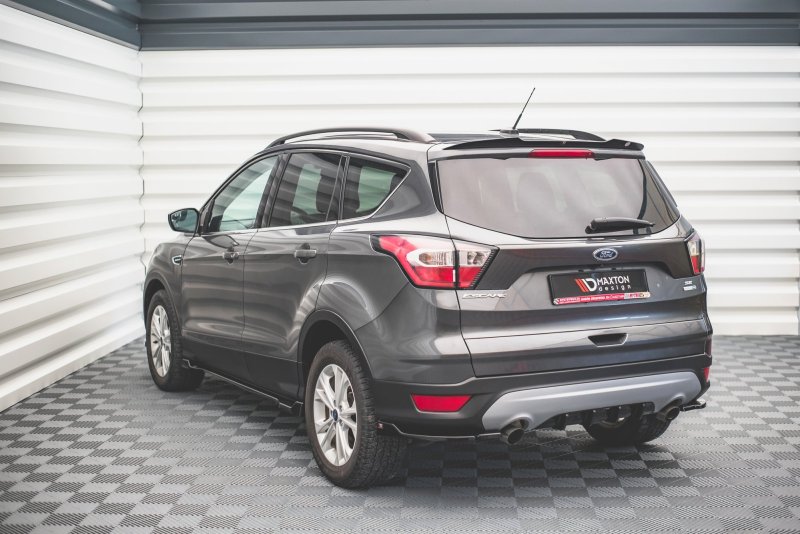 Maxton Heck Ansatz Flaps Diffusor für Ford Escape Mk3 schwarz Hochglanz FO-ES-3-RSD1-G
