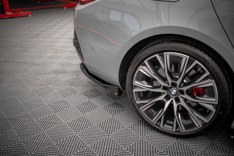 Maxton Heck Ansatz Flaps Diffusor V.2 für BMW 4er Gran Coupe M-Paket G26 schwarz Hochglanz BM-4-G26-MPACK-GC-RSD2-G