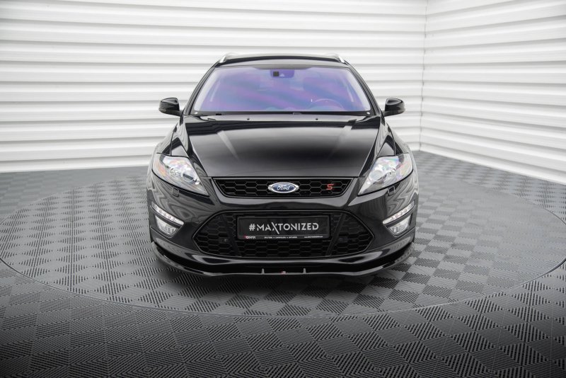 Maxton Front Ansatz V.1 Ford Mondeo ST-Line Mk4 Facelift schwarz Hochglanz FO-MO-4-STLINE-K-FD1-G