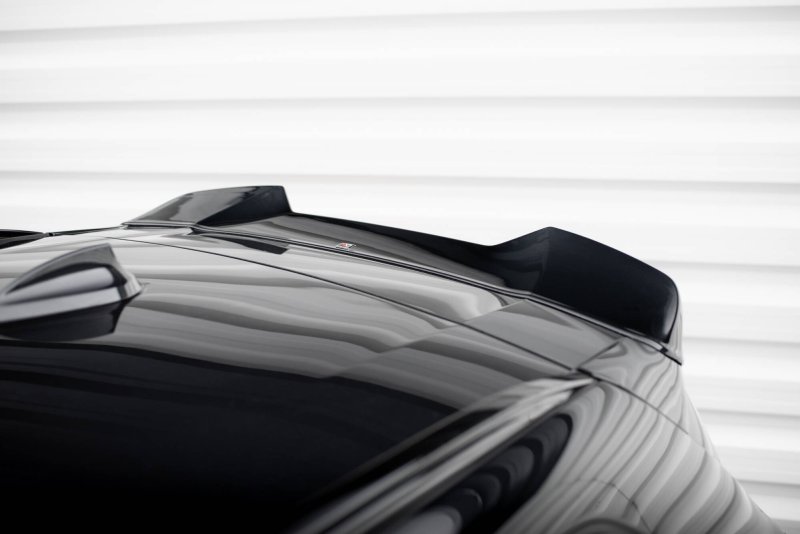 Maxton Spoiler CAP Abrisskante 3D BMW X3 M F97 / F97 Facelift schwarz Hochglanz BM-X3M-F97F-CAP1-G