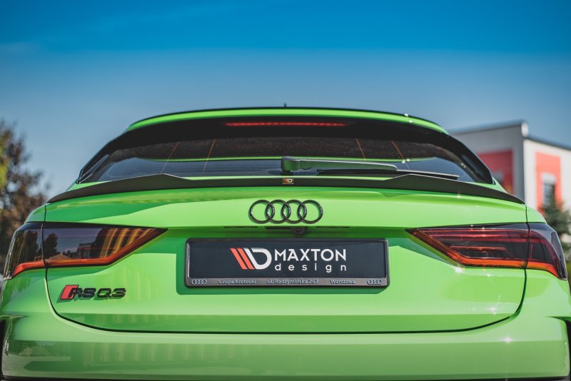 Maxton Spoiler CAP für Audi RSQ3 Sportback F3 schwarz Hochglanz AU-RSQ3-2-CAP1-G