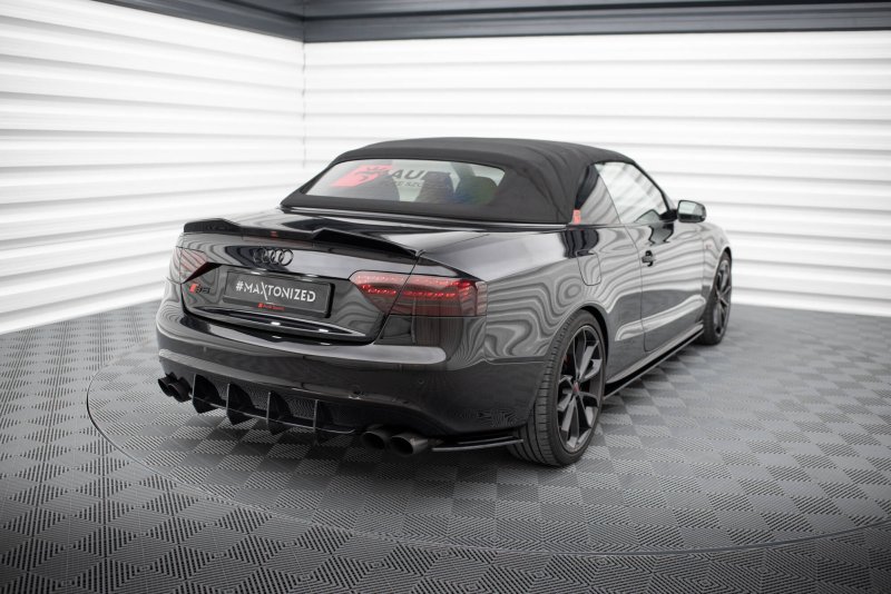 Maxton Street Pro Heck Ansatz Flaps Diffusor Audi S5 / A5 S-Line Coupe / Cabriolet 8T AUS51CNC-RSD1BRB