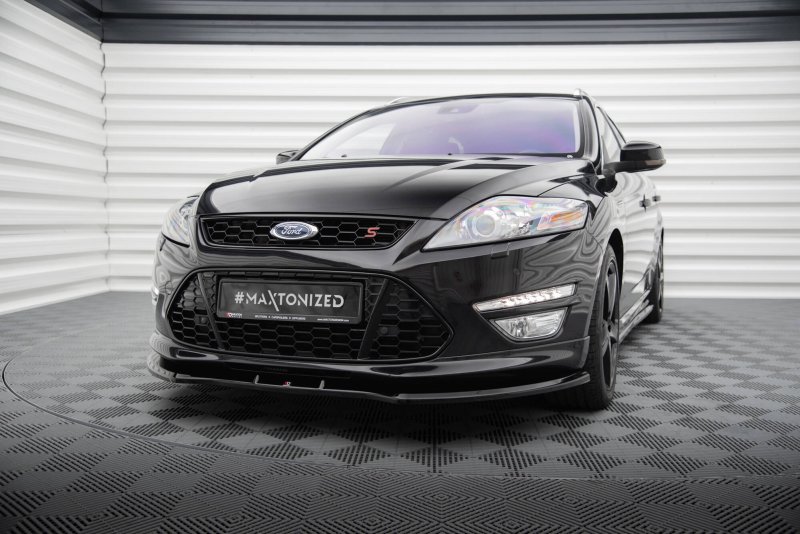 Maxton Front Ansatz V.1 Ford Mondeo ST-Line Mk4 Facelift schwarz Hochglanz FO-MO-4-STLINE-K-FD1-G