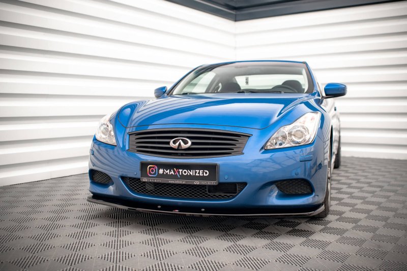 Maxton Front Ansatz für Infiniti G37 Coupe  schwarz Hochglanz IN-G37S-C-FD1-G