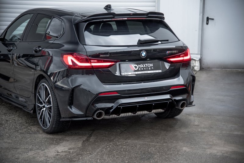 Maxton Heck Ansatz Flaps Diffusor V.3 für BMW 1er F40 M-Paket/ M135i schwarz Hochglanz BM-1-40-MPACK-RSD2-G