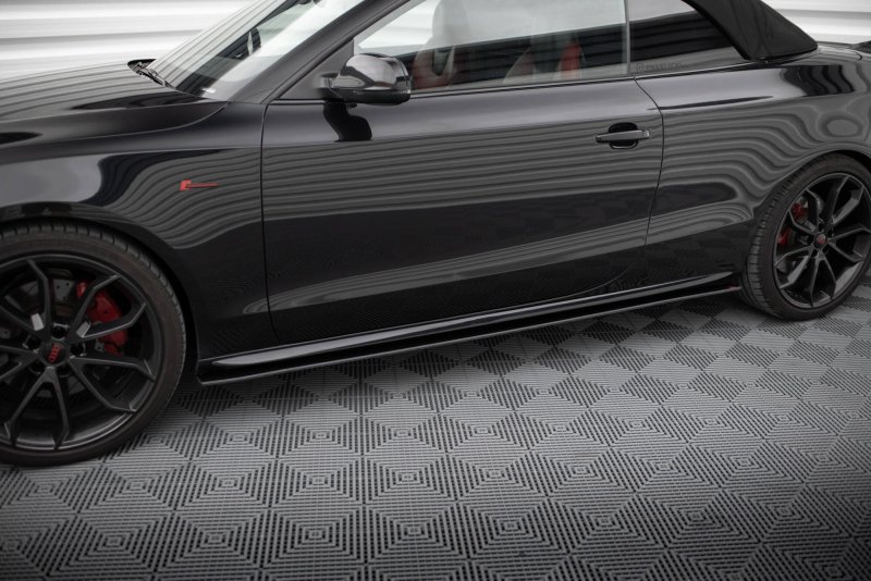 Maxton Street Pro Seitenschweller Ansatz Audi A5 / A5 S-Line / S5 Coupe / Cabrio 8T / 8T Facelift AUS51CNC-SD1B