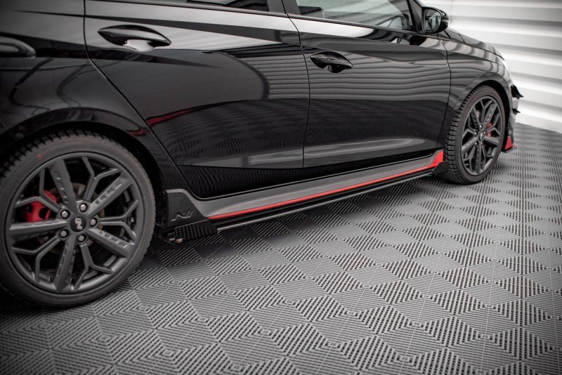 Maxton Side Flaps Hyundai I20 N Mk3 schwarz Hochglanz HYI203NCNC-SRF1-G