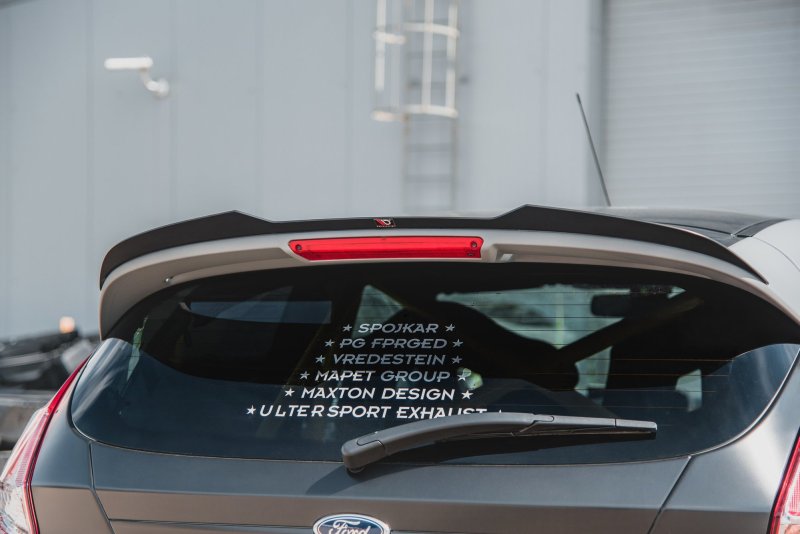 Maxton Spoiler CAP für Ford Fiesta ST Mk7 FL schwarz Hochglanz FO-FI-7F-ST-CAP2-G