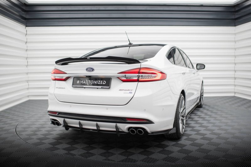 Maxton Street Pro Heckschürze Ford Mondeo Sport Mk5 Facelift / Fusion Sport Mk2 Facelift FOMO5FSPORTCNC-RS1BRB