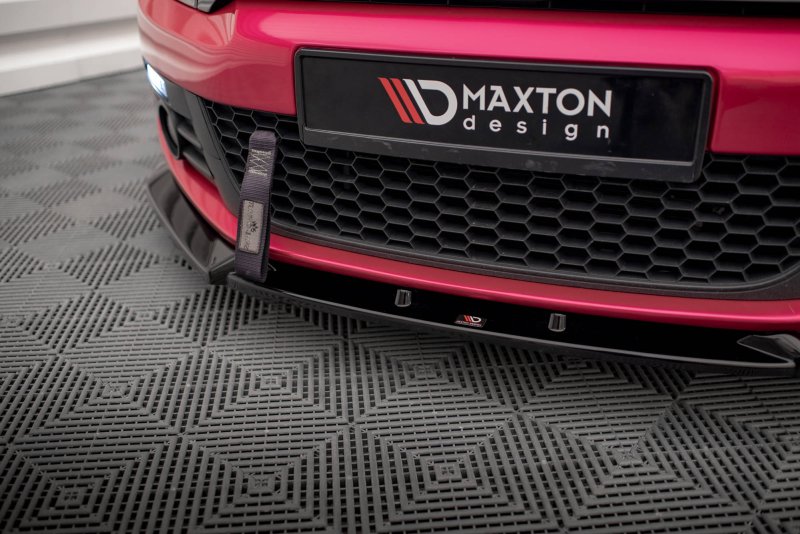 Maxton Front Ansatz V.3 für Volkswagen Scirocco Mk3 schwarz Hochglanz VW-SC-3-FD3-G