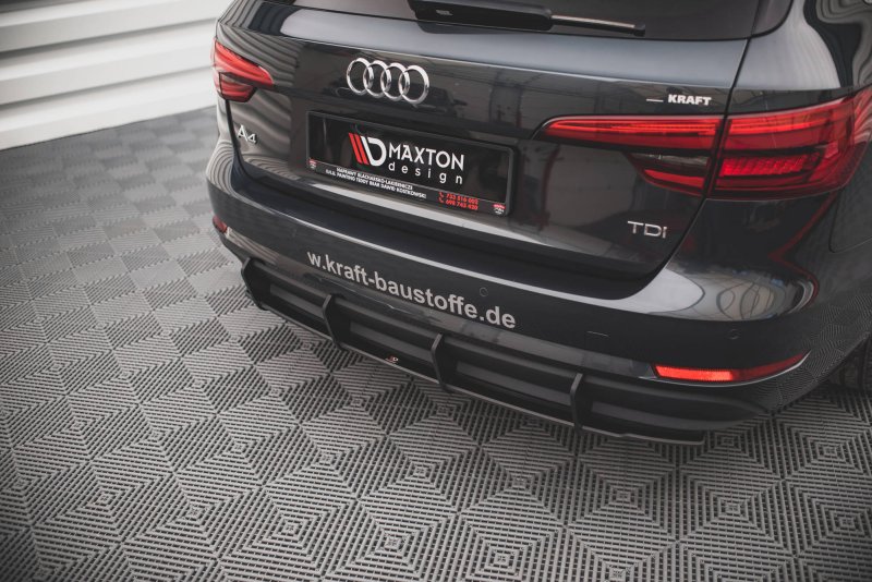 Maxton Street Pro Heckschürze für Audi A4 Avant B9 AUA4B9AVCNC-RS1B