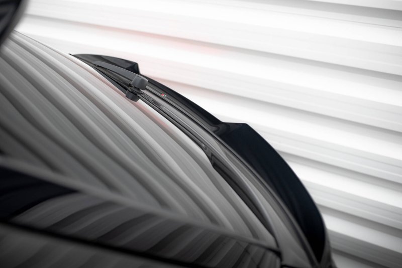 Maxton Unterer HeckSpoiler CAP Abrisskante 3D Bentley Bentayga Mk1 schwarz Hochglanz BE-BE-1-CAP3D2-G