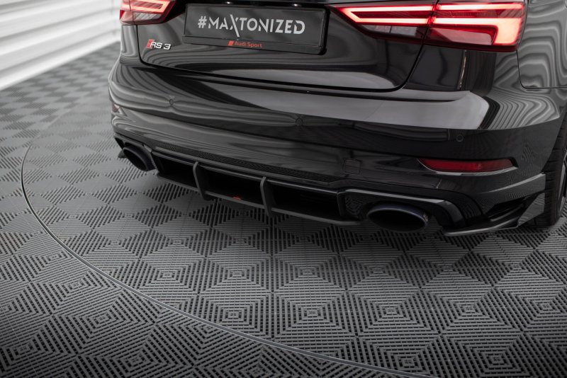 Maxton Street Pro Heckschürze V.1 Audi RS3 Limousine 8V Facelift AURS38VFSCNC-RS1BRB