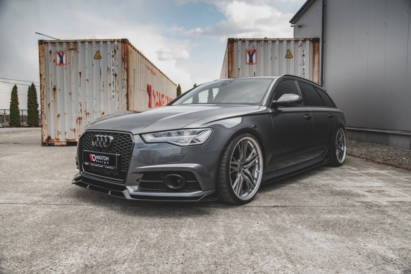 Maxton Front Ansatz für Audi S6 / A6 S-Line C7 FL  AU-S6-C7F-FFD1