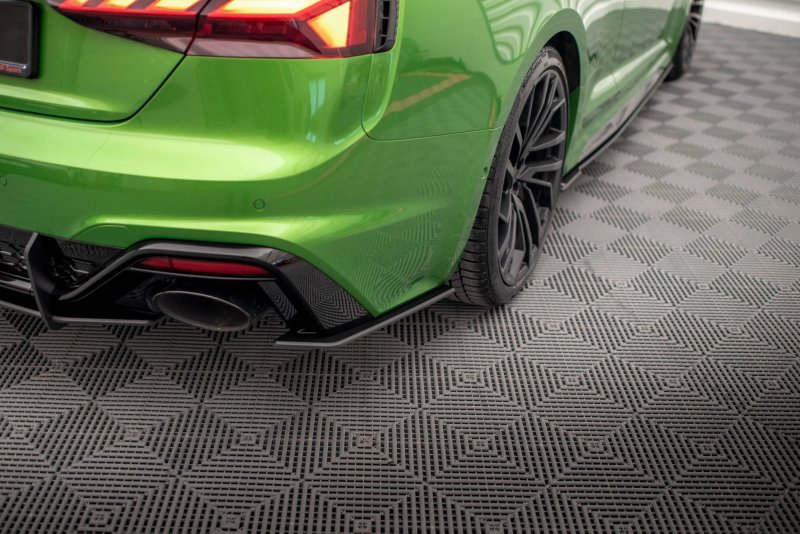 Maxton Street Pro Heck Ansatz Flaps Diffusor für Audi RS5 F5 Facelift AURS52FCNC-RSD1BRB