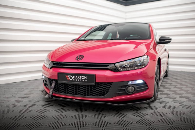 Maxton Front Ansatz V.2 für Volkswagen Scirocco Mk3 schwarz Hochglanz VW-SC-3-FD2-G