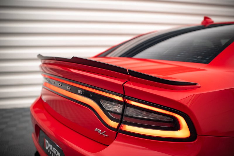 Maxton Spoiler CAP für Paket Dodge Charger RT Mk7 Facelift schwarz Hochglanz DO-CH-2-RT-CAP1G+CAP2-G