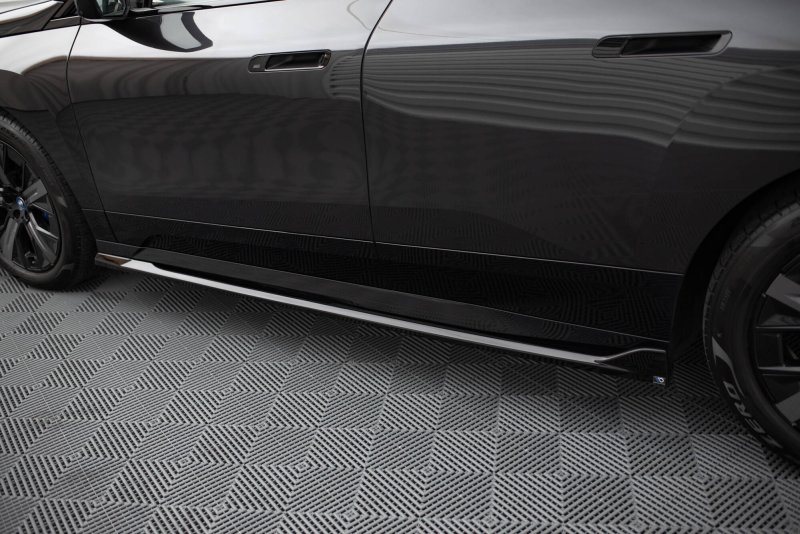 Maxton Seitenschweller Ansatz BMW iX M-Paket i20 schwarz Hochglanz BM-IX-1-MPACK-SD1-G