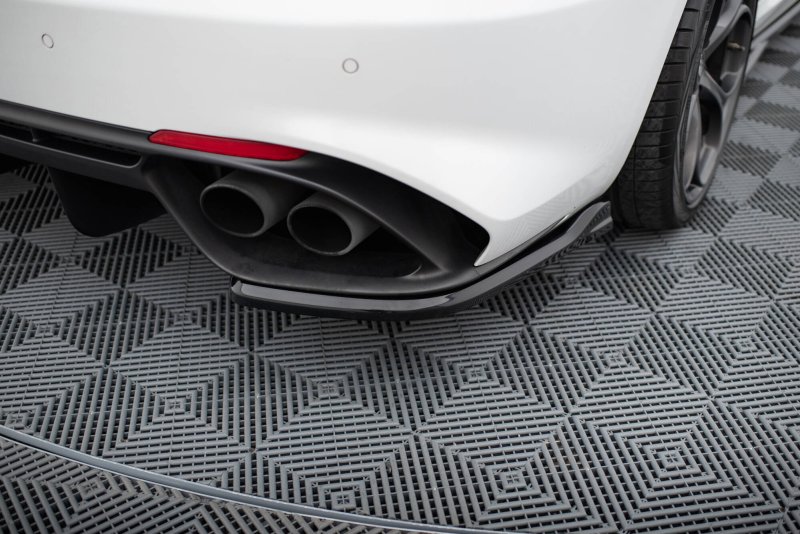 Maxton Heck Ansatz Flaps Diffusor Alfa Romeo Giulia Quadrifoglio schwarz Hochglanz AL-GI-1-QV-RSD1-G