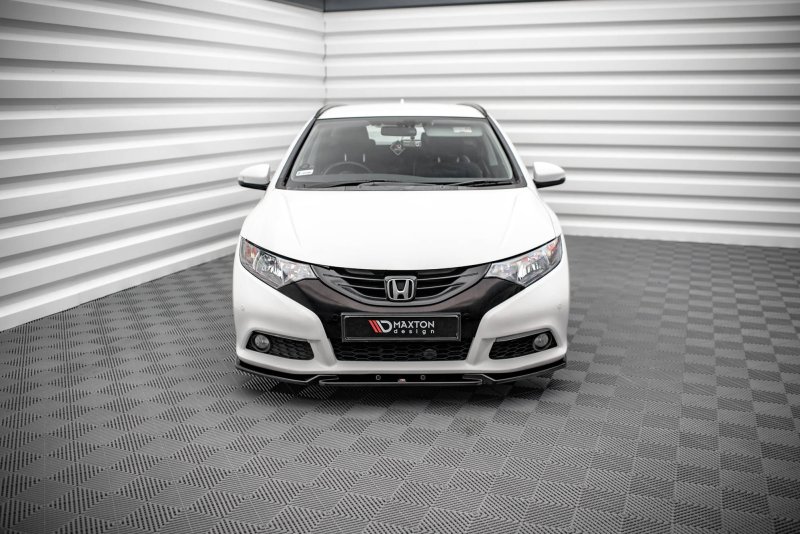 Maxton Front Ansatz V.2 für Honda Civic Mk9 schwarz Hochglanz HO-CI-9-K-FD2-G