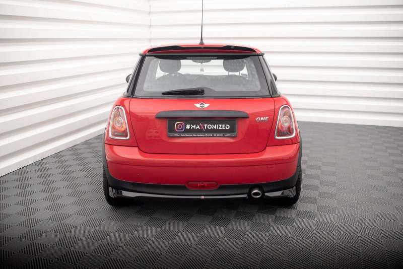 Maxton Heck Ansatz Flaps Diffusor für Mini One R56 schwarz Hochglanz MC-ONE-2-RSD1-G