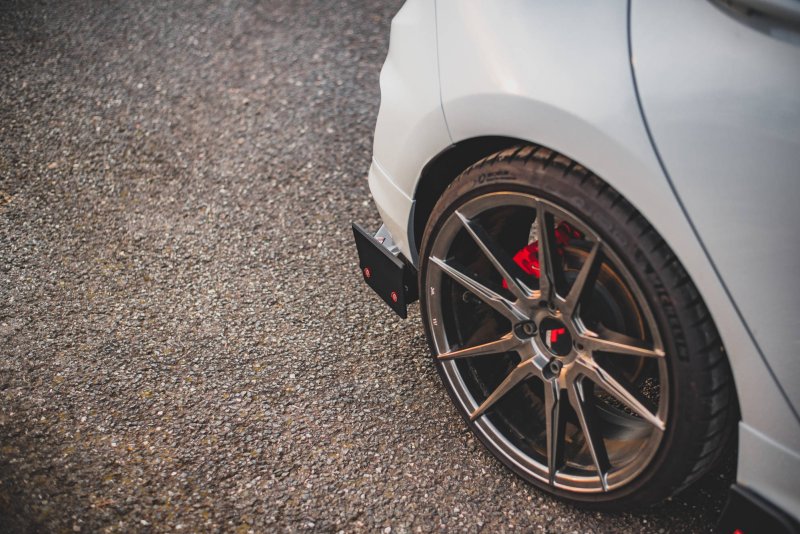 Maxton Heck Ansatz Flaps Diffusor +Flaps für V.4 Ford Fiesta ST Mk8 FO-FI-8-STLINE-RSD4G+RS