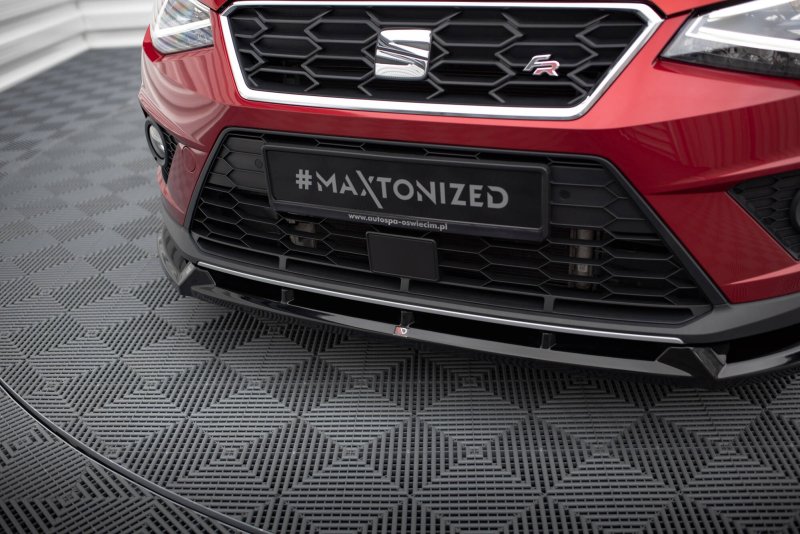 Maxton Front Ansatz Seat Arona FR Mk1 schwarz Hochglanz SE-AR-1-FR-FD1-G