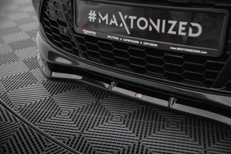 Maxton Front Ansatz V.1 Ford Mondeo ST-Line Mk4 Facelift schwarz Hochglanz FO-MO-4-STLINE-K-FD1-G
