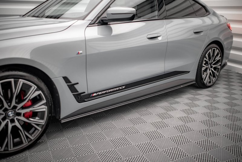 Maxton Street Pro Seitenschweller Ansatz für BMW 4er Gran Coupe M-Paket G26 BM4G26MPACKGCCNC-SD1BRB