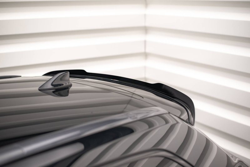 Maxton Spoiler CAP für Toyota Avensis Mk3 Facelift Wagon schwarz Hochglanz TO-AV-3F2-K-CAP1-G